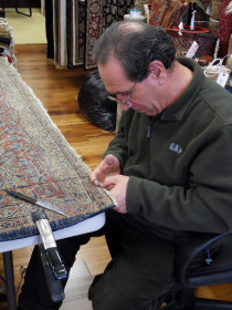 NJ Oriental rug repair