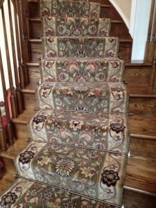 NJ sales of stair runner carpet and rods